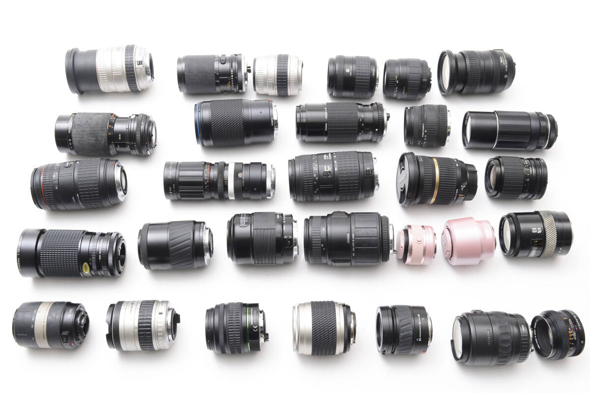 レンズまとめ売り ジャンク Nikon Canon Minolta Sigma Olympus レンズまとめ売り ジャンク Nikon Canon Minolta Sigma Olympus