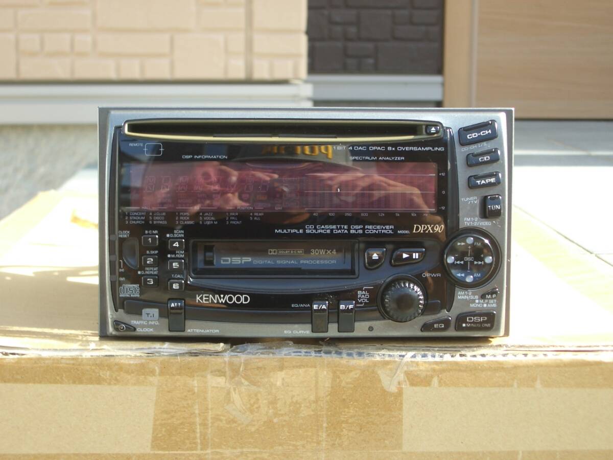 即決 送料無料 KENWOOD製 DPX-90 CD カセットデッキ 出品時 即決 送料無料 KENWOOD製 DPX-90 CD カセットデッキ 出品時