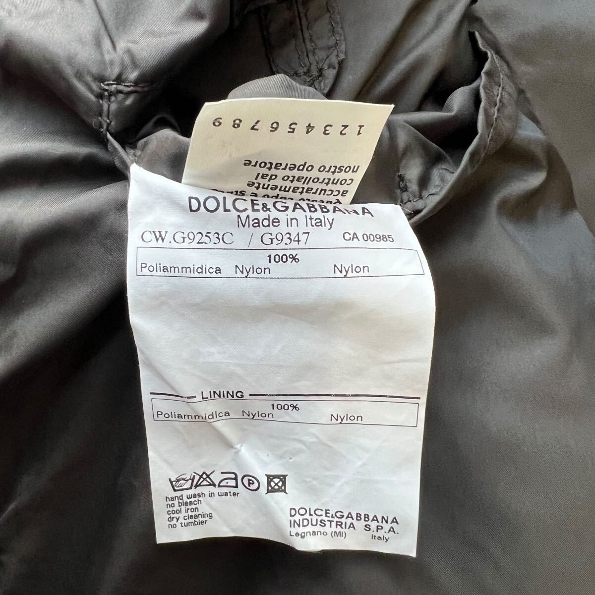 DOLCE & GABBANA archive Nylon Multi Zip Up Jacket ドルチェ DOLCE & GABBANA archive Nylon Multi Zip Up Jacket ドルチェ