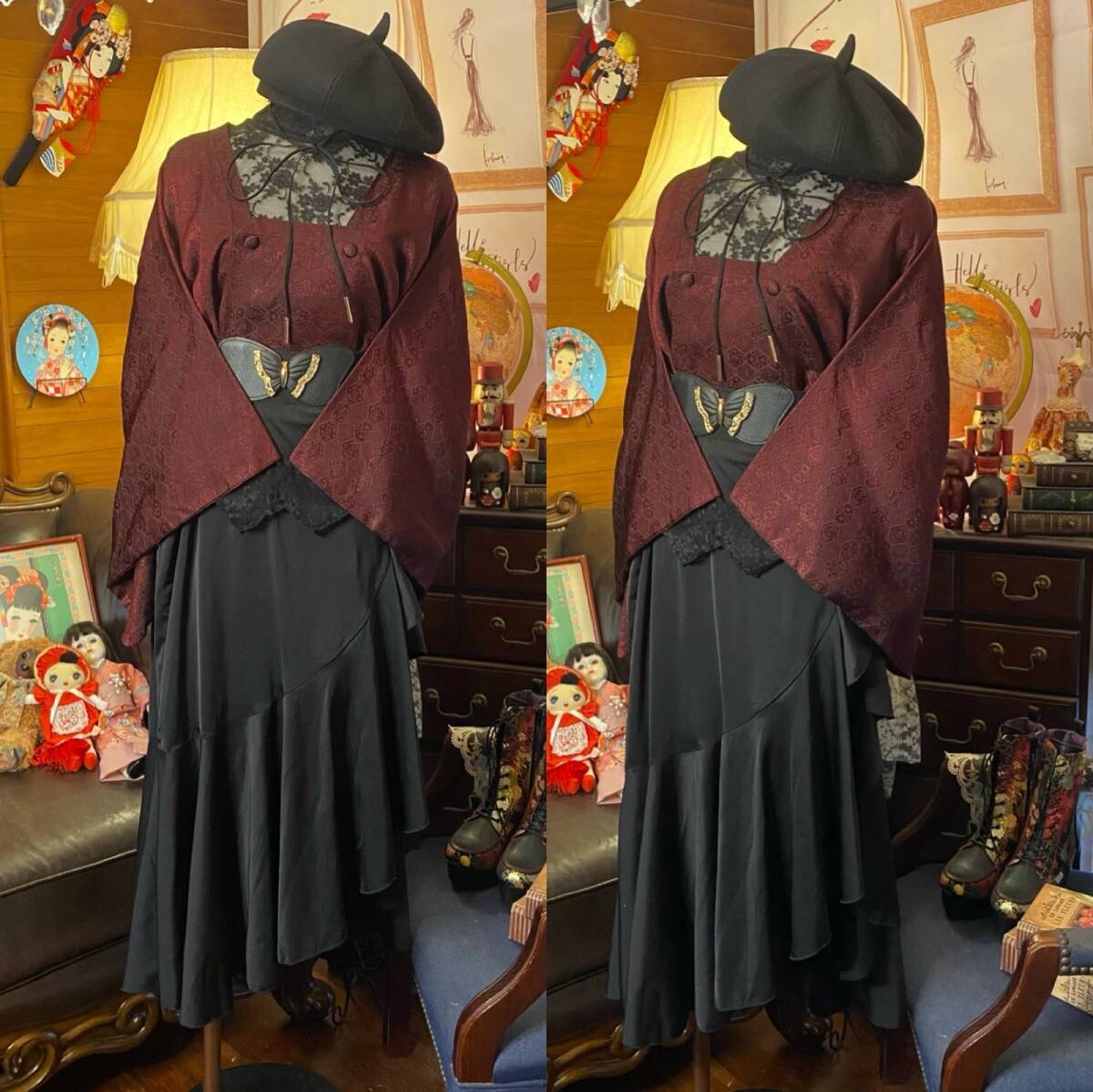 Bibian 比比昂- 和洋折衷コーディネート道行コートコーデまとめ Bibian 比比昂- 和洋折衷コーディネート道行コートコーデまとめ