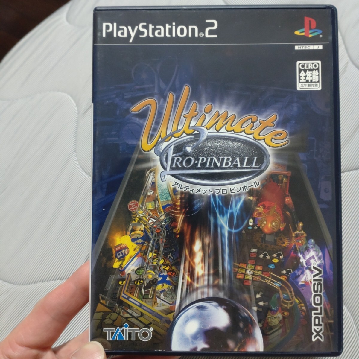 プレイステーション2ソフト　PS2 タイトー　TAITO　ピンボール　アルティメット　プロ