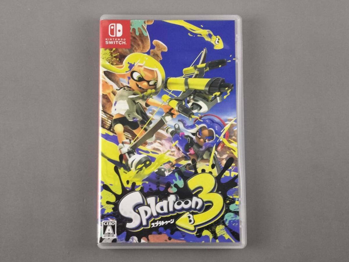 （G7）マニア必見！★　NINTENDO　SWITCH　ソフト　スプラトゥーン3　★　現状品です。