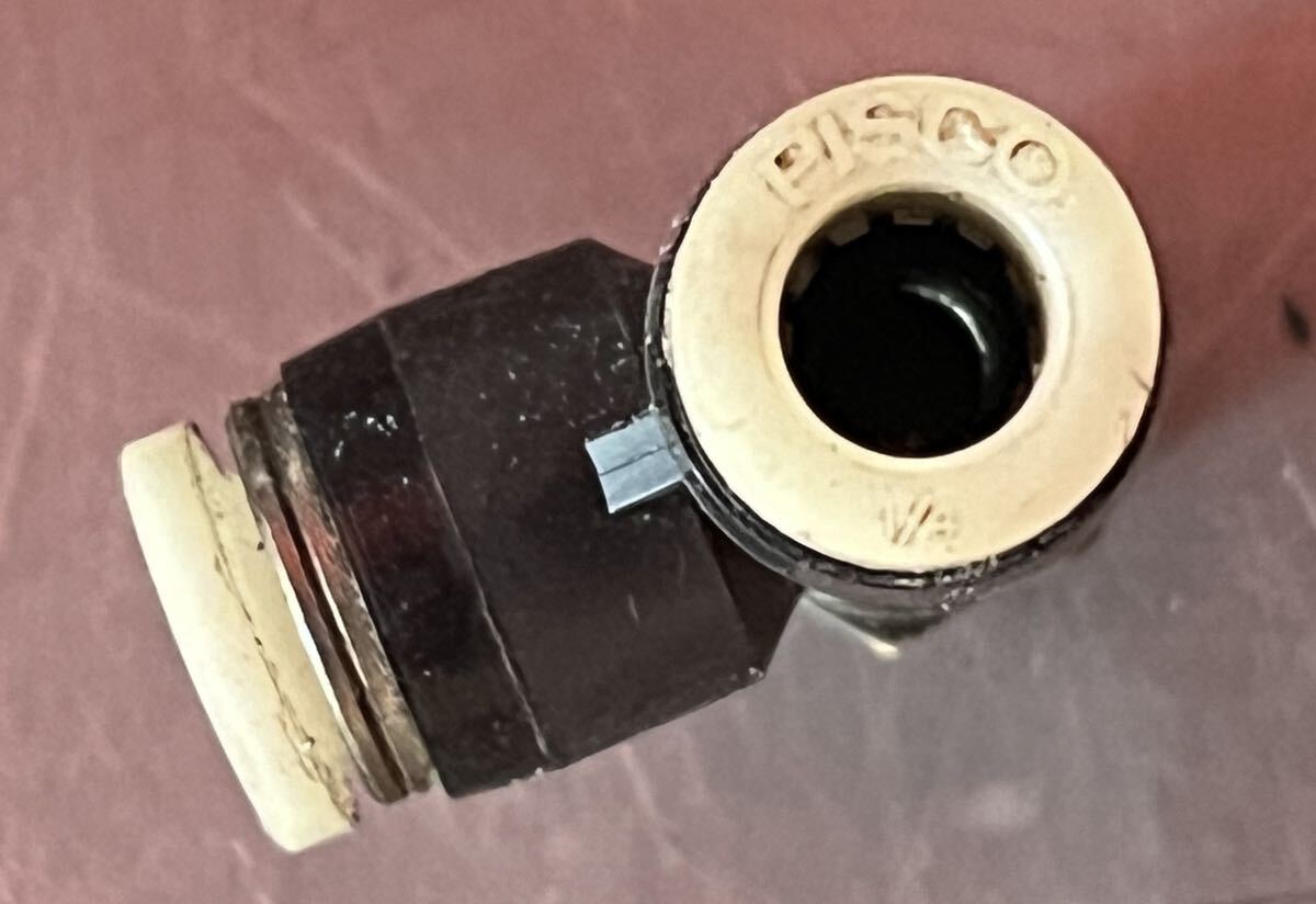 エアサス エアー サスペンション メーター バルブ スイッチ コネクター ジョイント チーズ ピスコ PISCO 4mm 1/4インチ 変換 一式 NO.4472_画像8