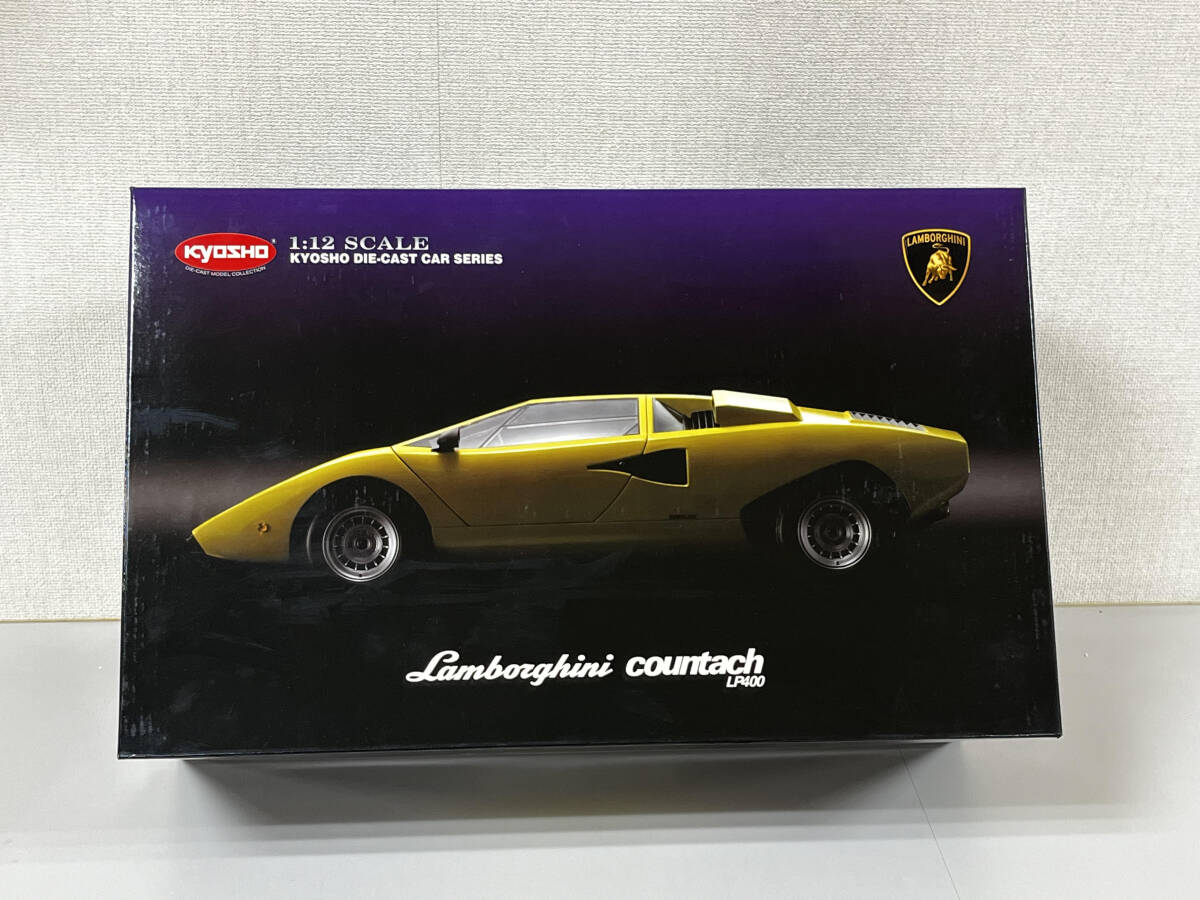 京商 1/12ランボルギーニカウンタック LP400イエロー 新品 未 京商 1/12ランボルギーニカウンタック LP400イエロー 新品 未