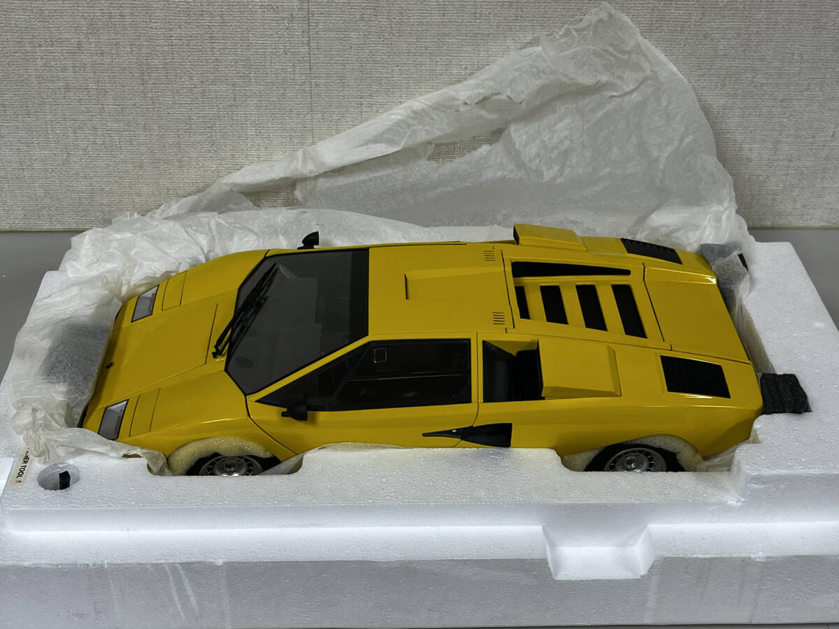 京商 1/12ランボルギーニカウンタック LP400イエロー 新品 未 京商 1/12ランボルギーニカウンタック LP400イエロー 新品 未