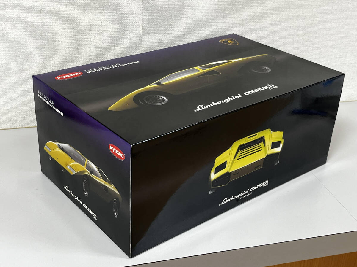 京商 1/12ランボルギーニカウンタック LP400イエロー 新品 未 京商 1/12ランボルギーニカウンタック LP400イエロー 新品 未