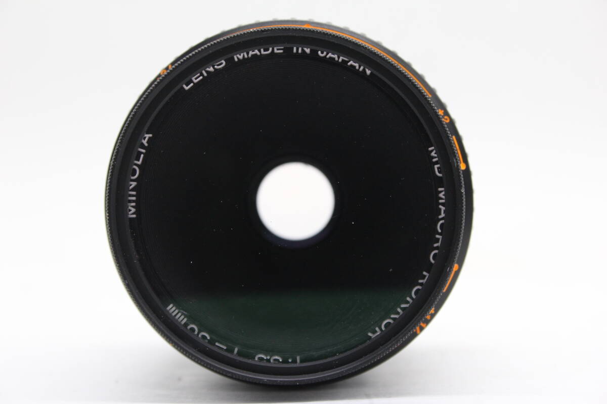 美品 返品保証】 ミノルタ Minolta MD Macro Rokkor 50mm F3.5 美品 返品保証】 ミノルタ Minolta MD Macro Rokkor 50mm F3.5