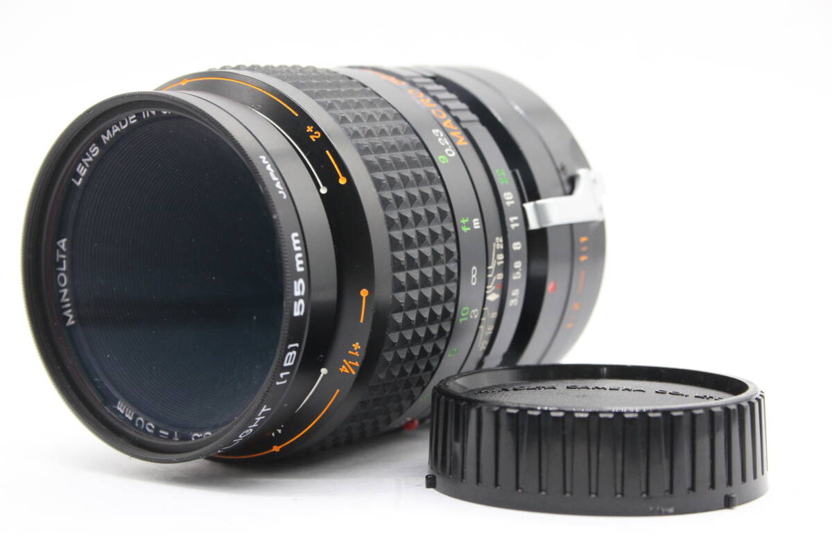美品 返品保証】 ミノルタ Minolta MD Macro Rokkor 50mm F3.5 美品 返品保証】 ミノルタ Minolta MD Macro Rokkor 50mm F3.5