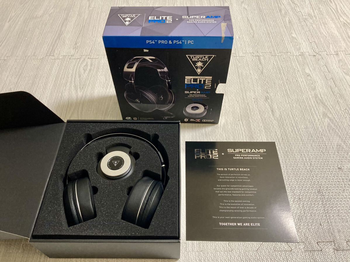 TURTLE BEACH ELITE PRO2 SUPER AMP ゲーミングヘッドセット タートルビーチ 動作品 箱あり