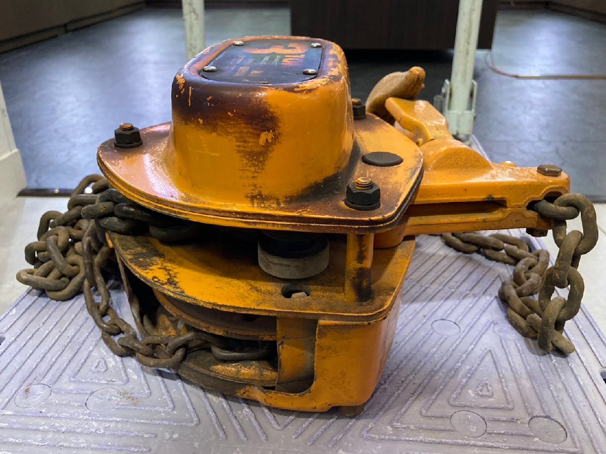 KITO CORP. キトー チェーンブロック M3-210 3t 工具 現状 11769 KITO CORP. キトー チェーンブロック M3-210 3t 工具 現状 11769