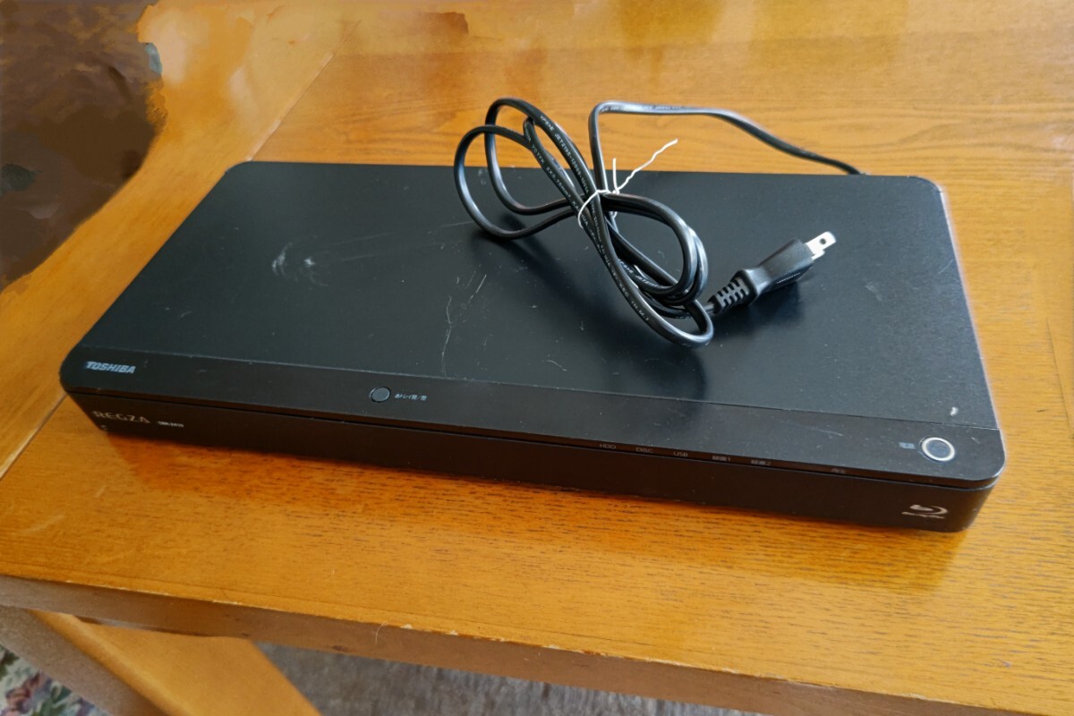 Toshiba ブルーディスクレコーダーDBR-Z410通電確認済み REGZA ジャンク 通電確認済 DVD BD 再生確認済 HDD予約録画不安定