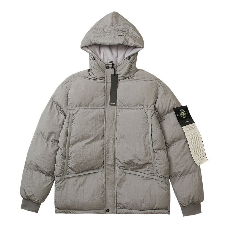 【#ストーンアイランド#+送料無料】ダウンジャケット STONE LSLAND 21FW NYLON METAL DOWN JACKET TOPSTONEY コート フード付き-M