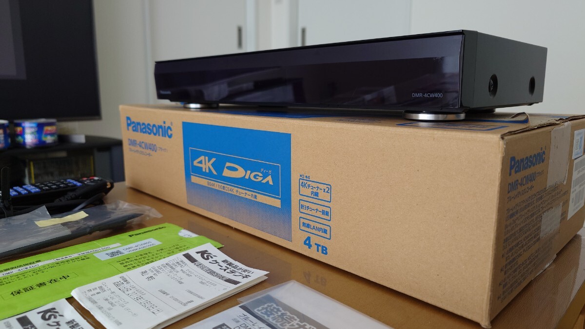 Panasonic 4Kブルーレイレコーダー DIGA DMR-4CW400｜Yahoo