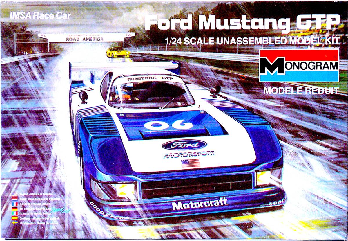 Monogram モノグラム 1/24 フォード マスタング GTP プラモデル 未使用 未組立