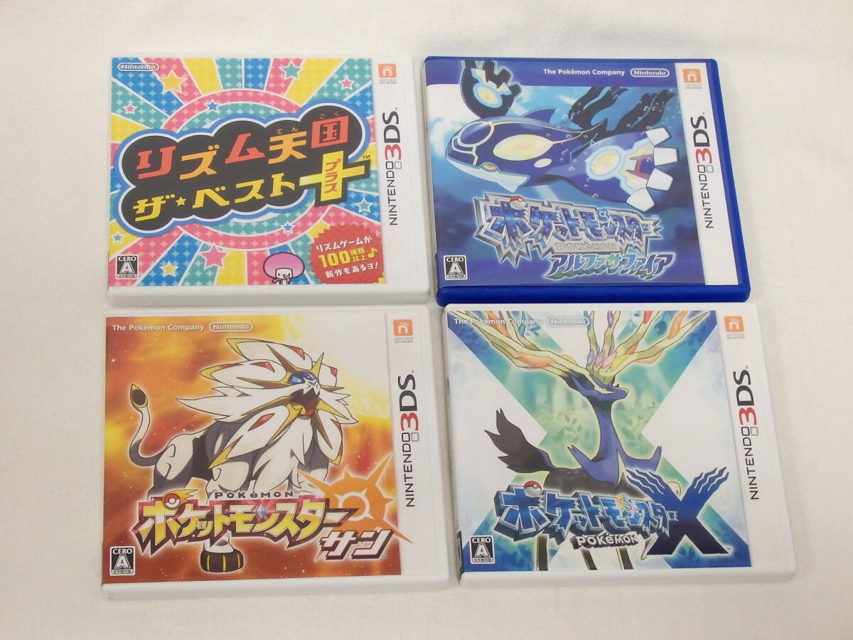 3DSソフト ポケモン 4作品 Yahoo!オークション - G54412 ニンテンドー3DS ソフト4つお
