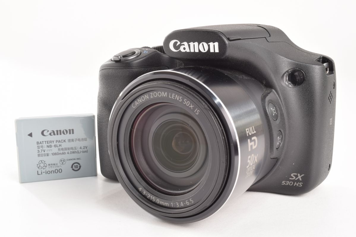 【極上品】キャノン Canon PowerShot SX530 HS コンパクトデジタルカメラ 動作確認済