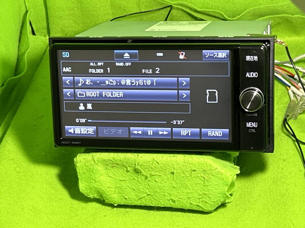 【地図2017年】トヨタ純正 ナビ NSZT-W66T ★動作品 NSZTーW66T（ 地図 2017年10月版 ）トヨタ純正ナビ ① - メルカリ