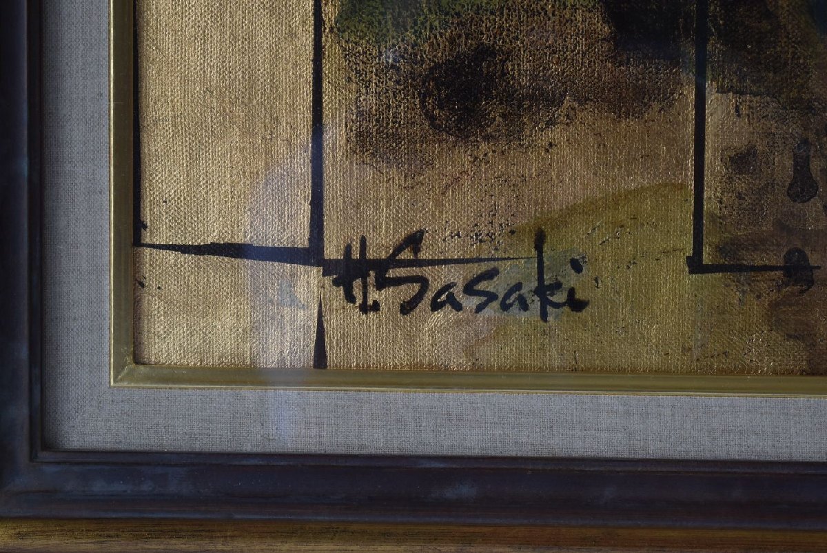 佐々木英夫 絵画 ≪執金剛神像≫ 油彩画 仏画 藤田嗣治に師事 佐々木英夫 絵画 ≪執金剛神像≫ 油彩画 仏画 藤田嗣治に師事