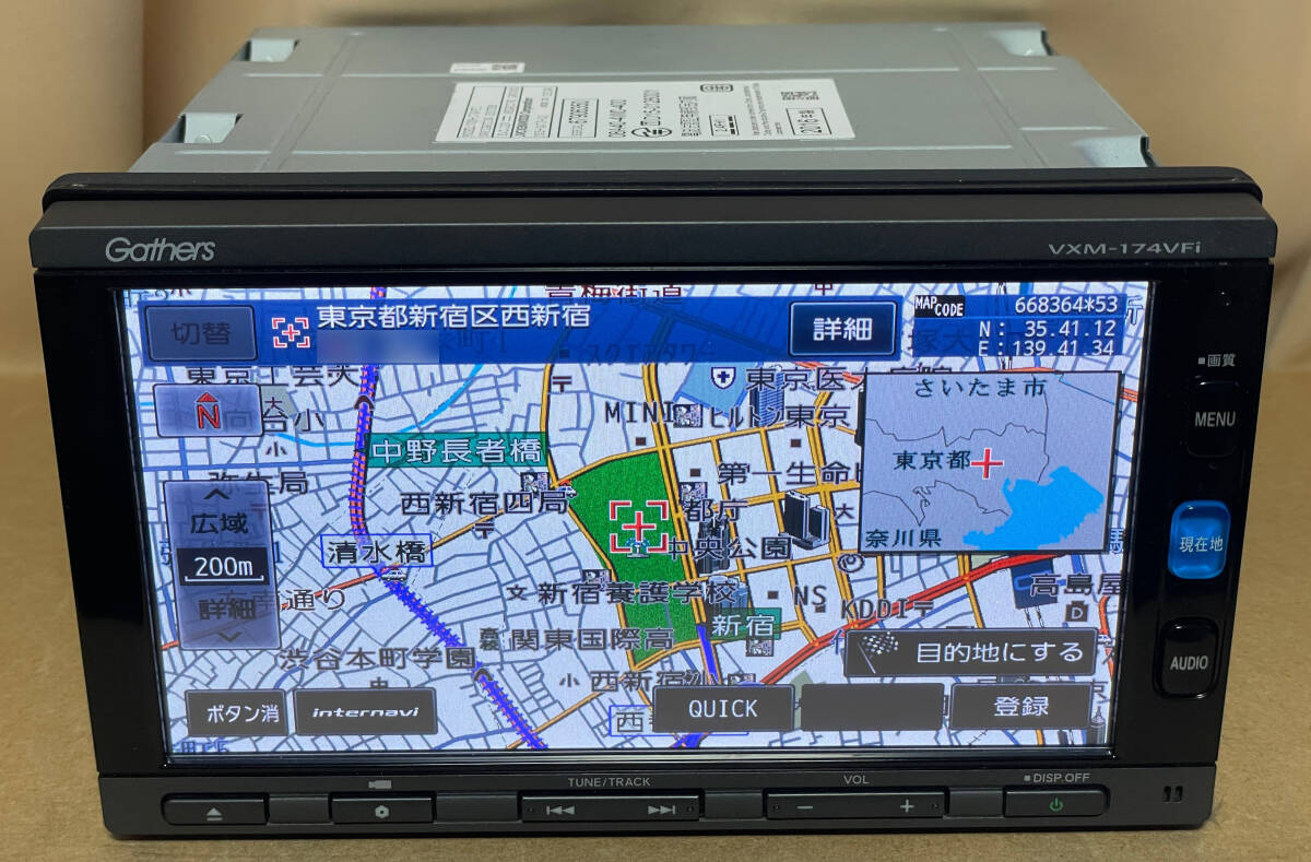 ホンダ 純正ナビ Gathersギャザズ VXM-174VFi(JVC KENWOOD製/7 ホンダ 純正ナビ Gathersギャザズ VXM-174VFi(JVC KENWOOD製/7