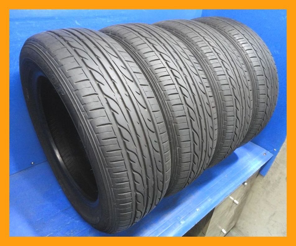2020年製 8分山 4本セット ★ ダンロップ EC202 【185/60R15】 4本★PH0783 フリード シエンタ
