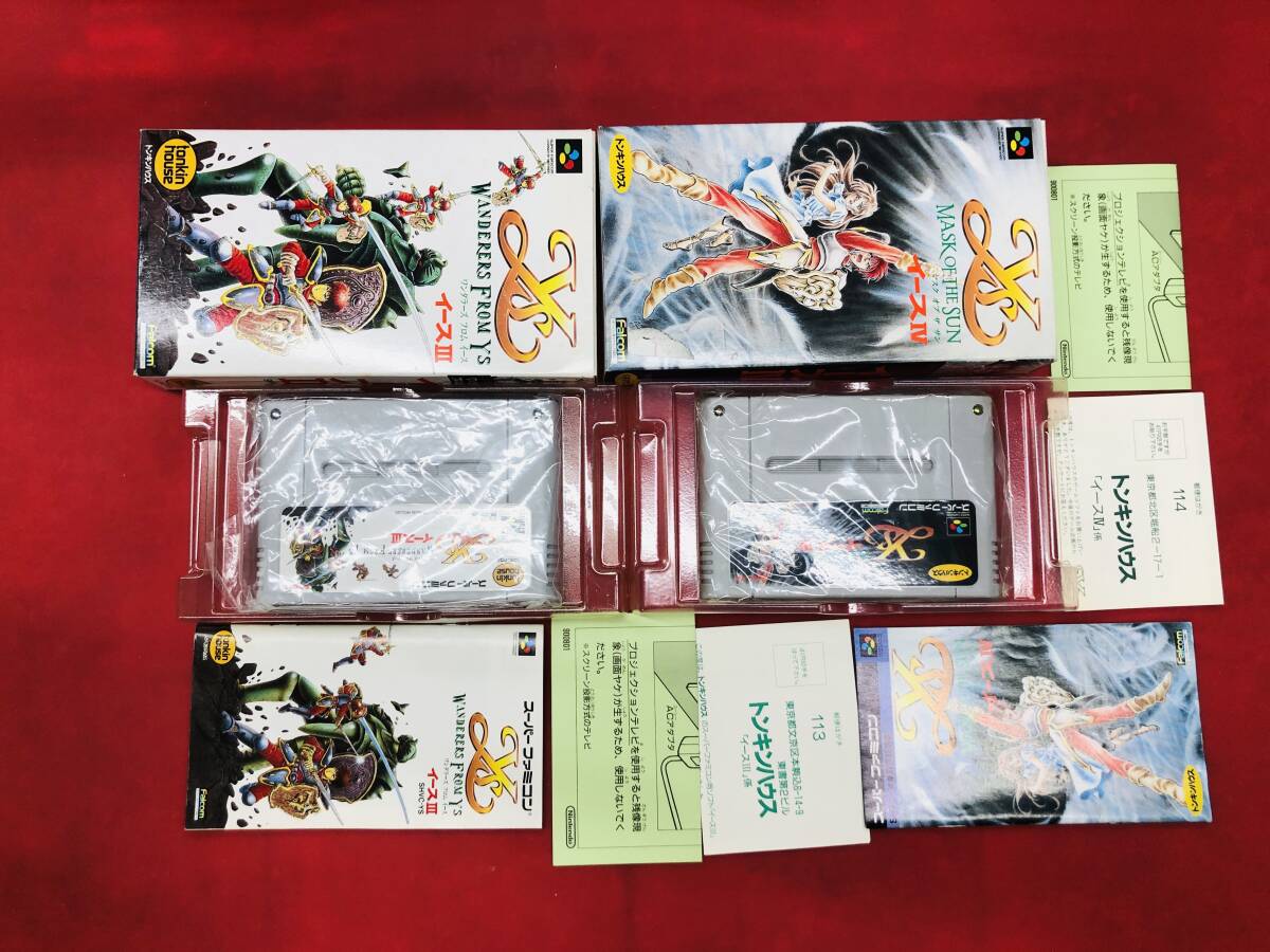 イース Ⅲ Ⅳ 3 4 箱説ハガキ付 同梱可！！即決！！大量出品中！！ 良品