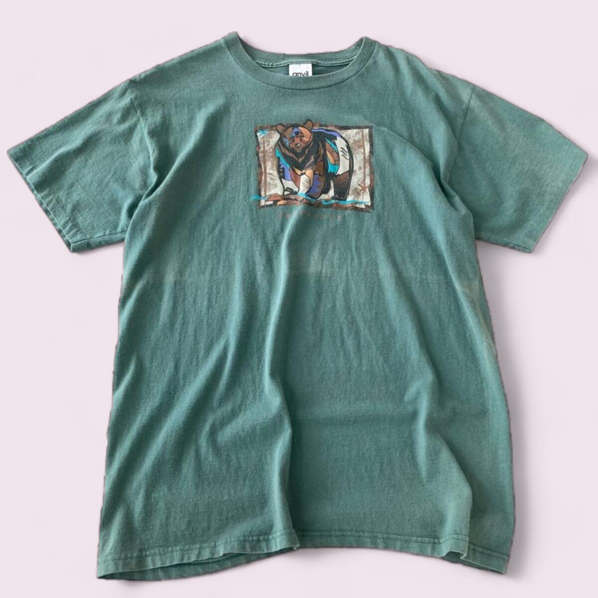 90s USA製 シングルステッチ 古着 半袖 Tシャツ Lサイズ 90s USA製 シングルステッチ 古着 半袖 Tシャツ Lサイズ