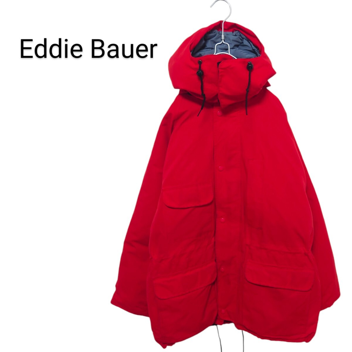 【Eddie Bauer】80's 黒タグ グースダウンジャケット A-2212