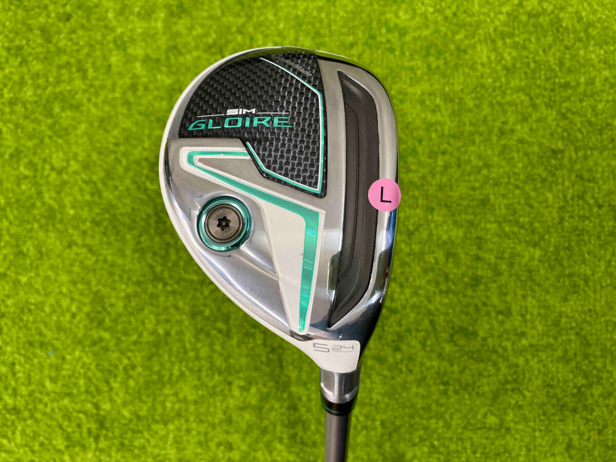 ユーティリティ レディース TaylorMade SIM GLOIRE 5番 24度 テーラーメイド simグローレ AiR Speeder flex:L