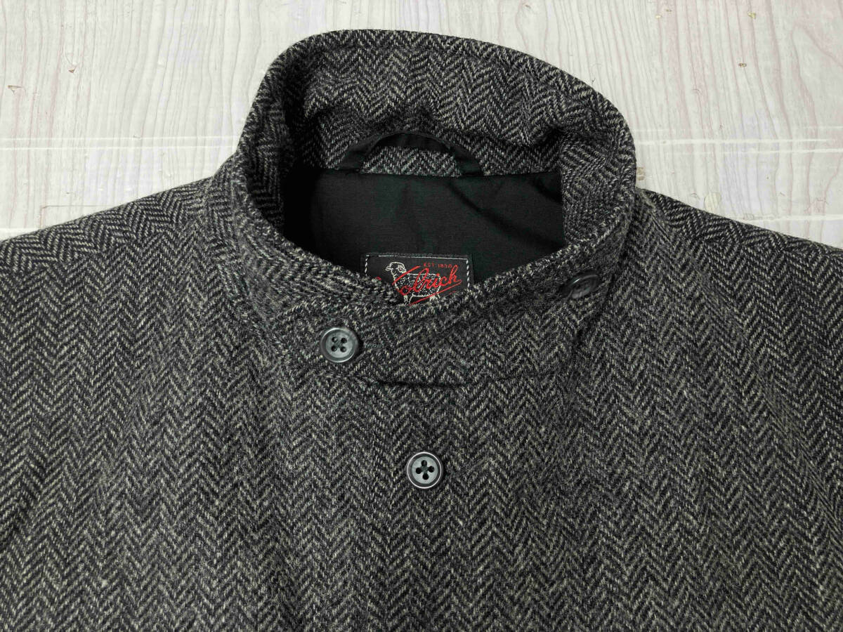 WOOLRICH Woolrich wool jacket herringbone size M gray 