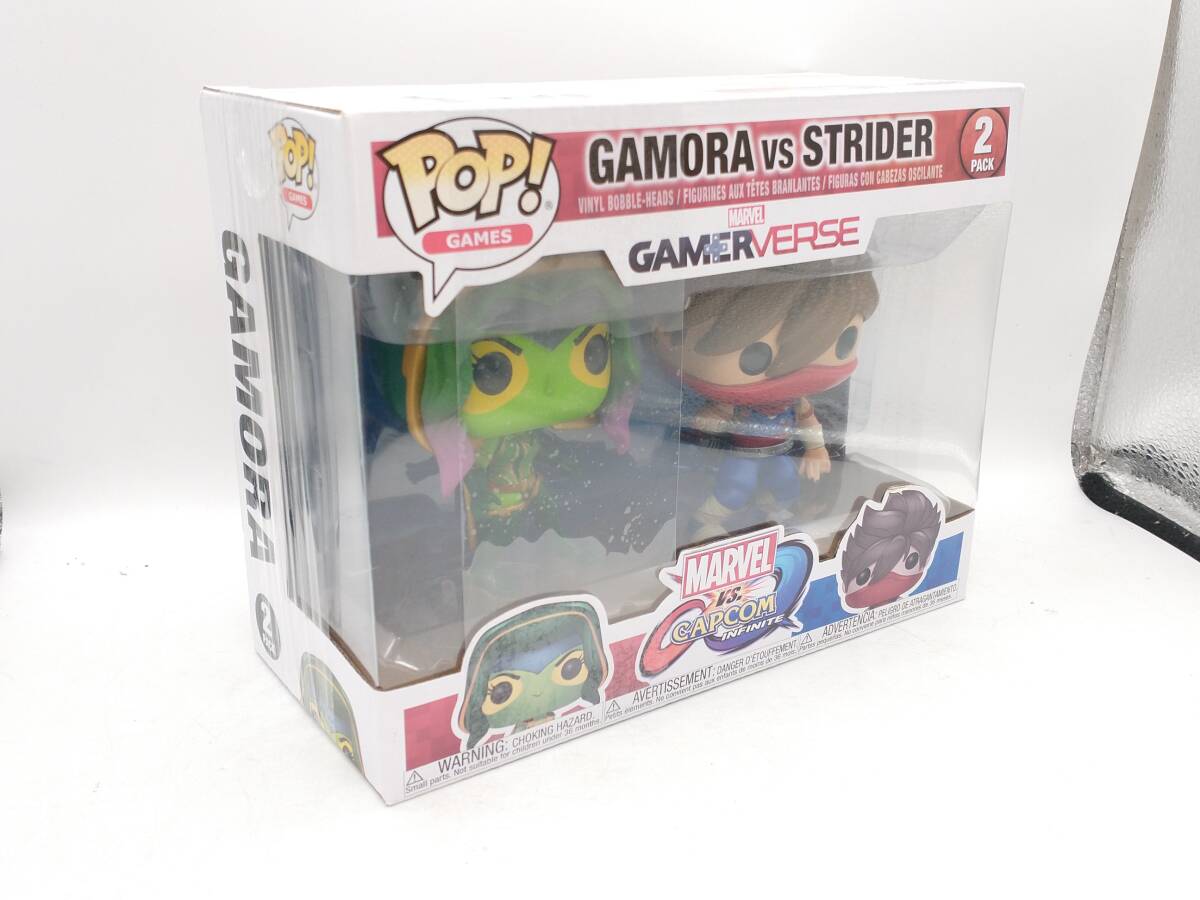 ファンコポップ 「マーベル VS カプコン」 ガモーラ vs ストライダー飛竜 FUNKO ガモーラvsストライダー飛竜 2パック POP! Game Series