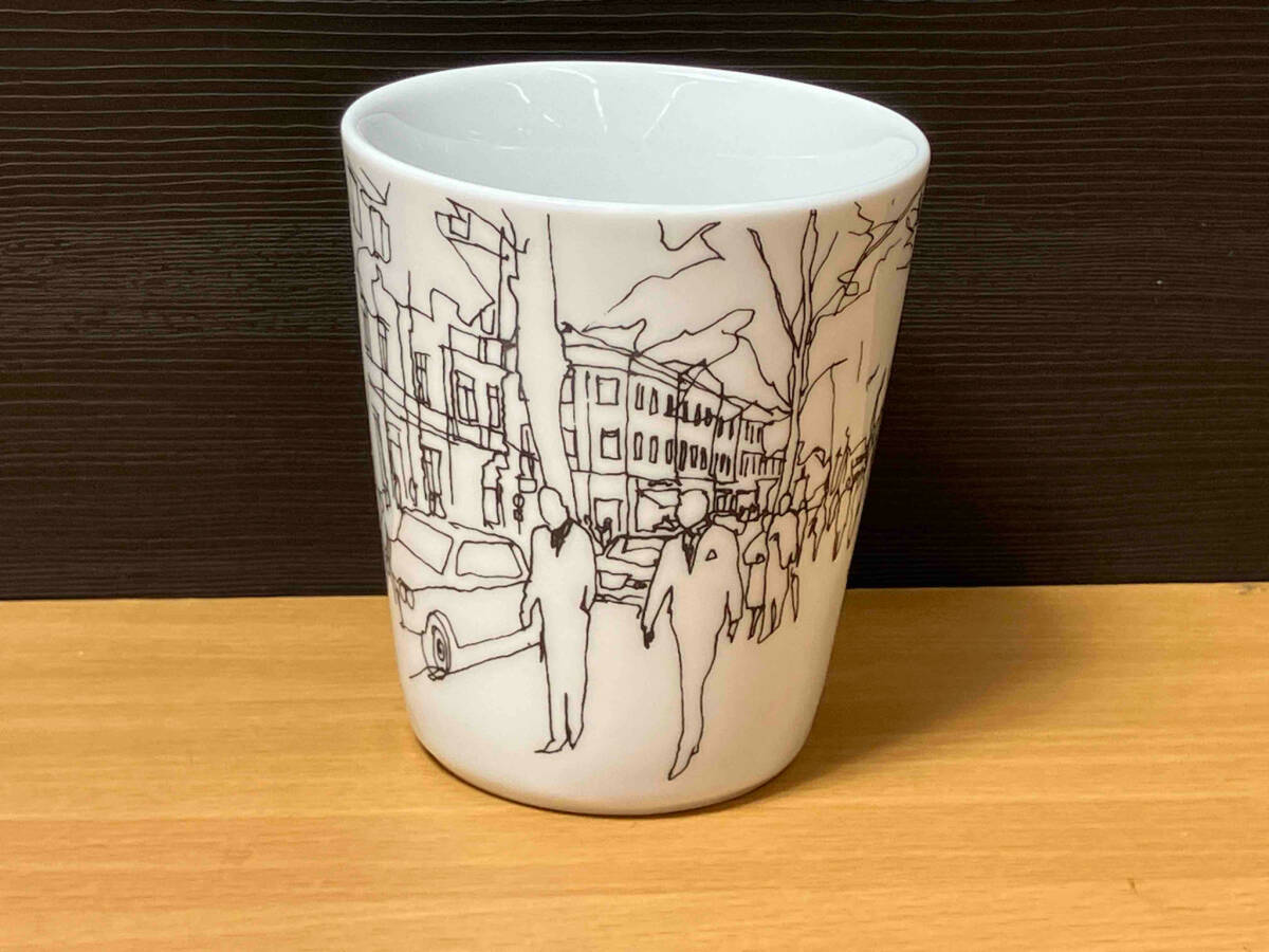 マリメッコmarimekko SOUMI FINLAND 街並み カップ_画像1