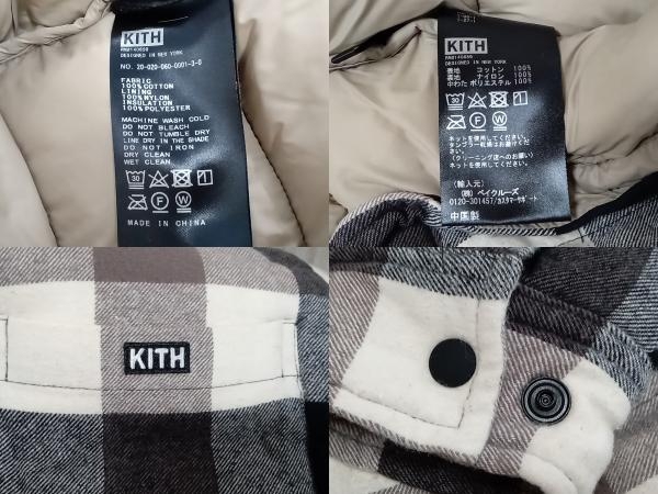 KITH フード付きチェックジャケット Sサイズ KITH フード付きチェックジャケット Sサイズ