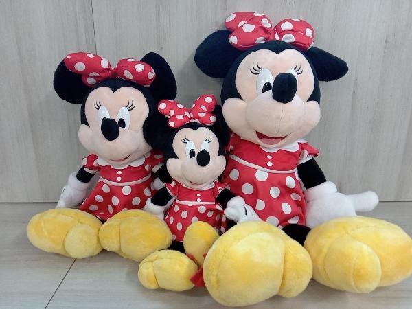 新品即決 ディズニーリゾート ミニー ミニーマウス 3体セット ぬいぐるみ ミニーマウス