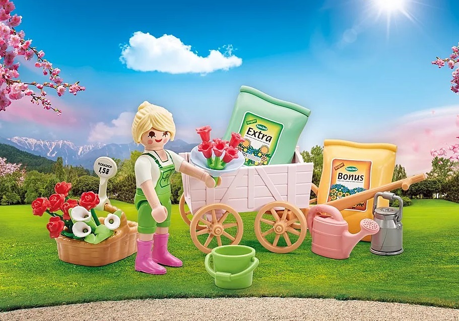 * Play Mobil 9861 four season spring . flower shop san plus series *