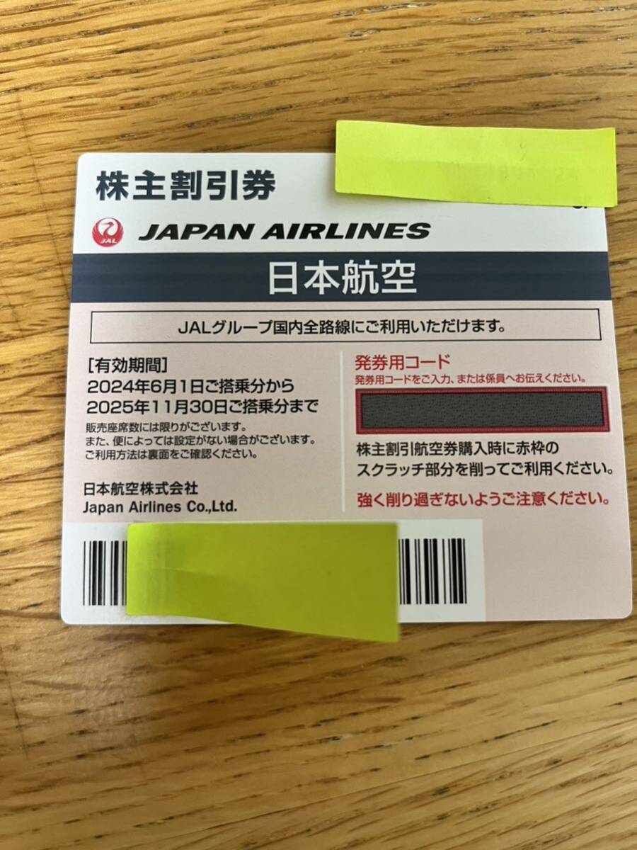 JAL 株主優待　２枚組