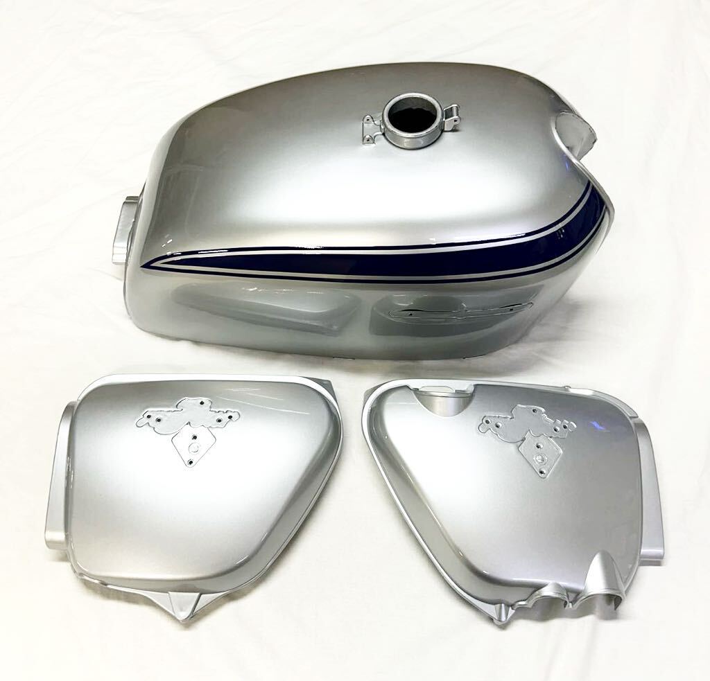 ホンダ CB750four 外装セット ガソリンタンク サイドカバー タンク内コーティング済み 塗装後未使用 即決有り(検)CB750K K0 K1 K2 K4 K5 K6