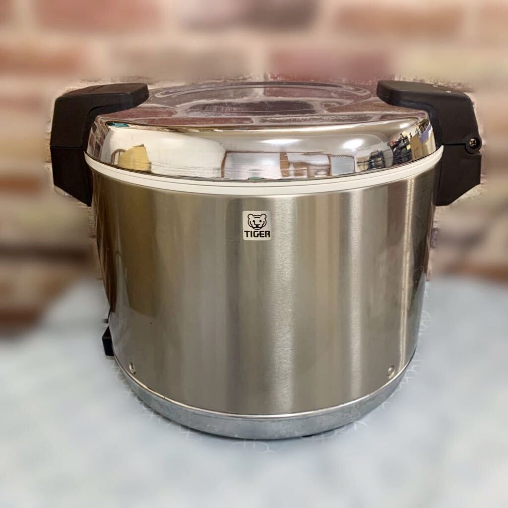 H197 タイガー 業務用 電子ジャー JHA-540A 5.4L 2018年製【中古品】動作品 保温ジャー 3升 ステンレス 厨房機器 Tiger 業務用電子ジャー 