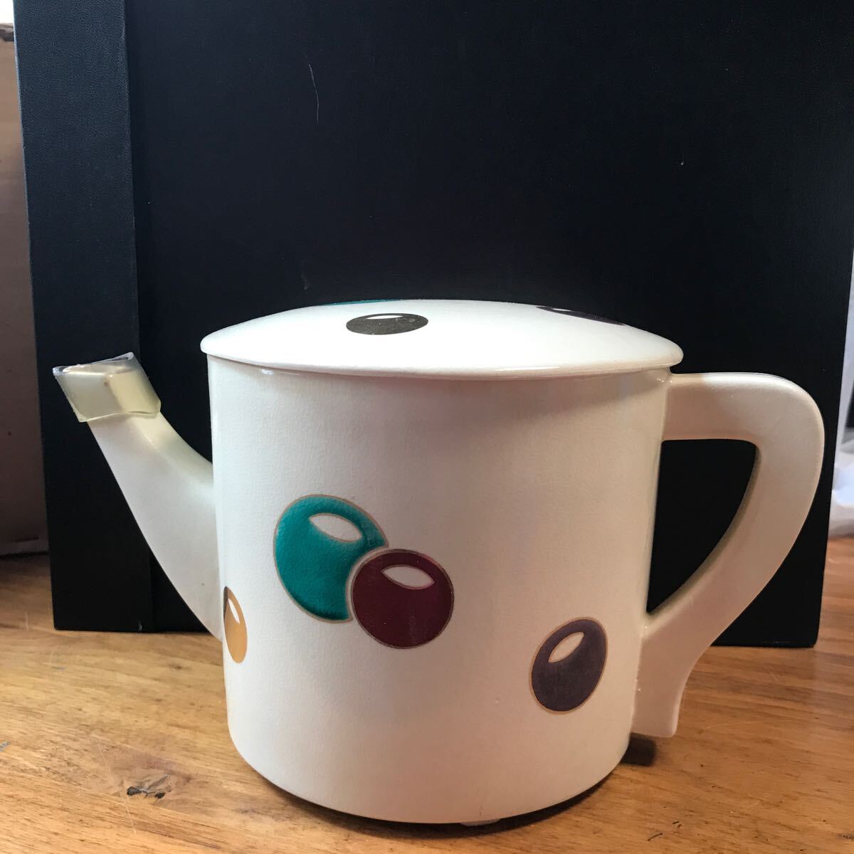 B99 茶道具　水差し　片口水次【美品】　壺々　貴重　茶道　やかん　裏千家　壺柄　高さ14.5センチ