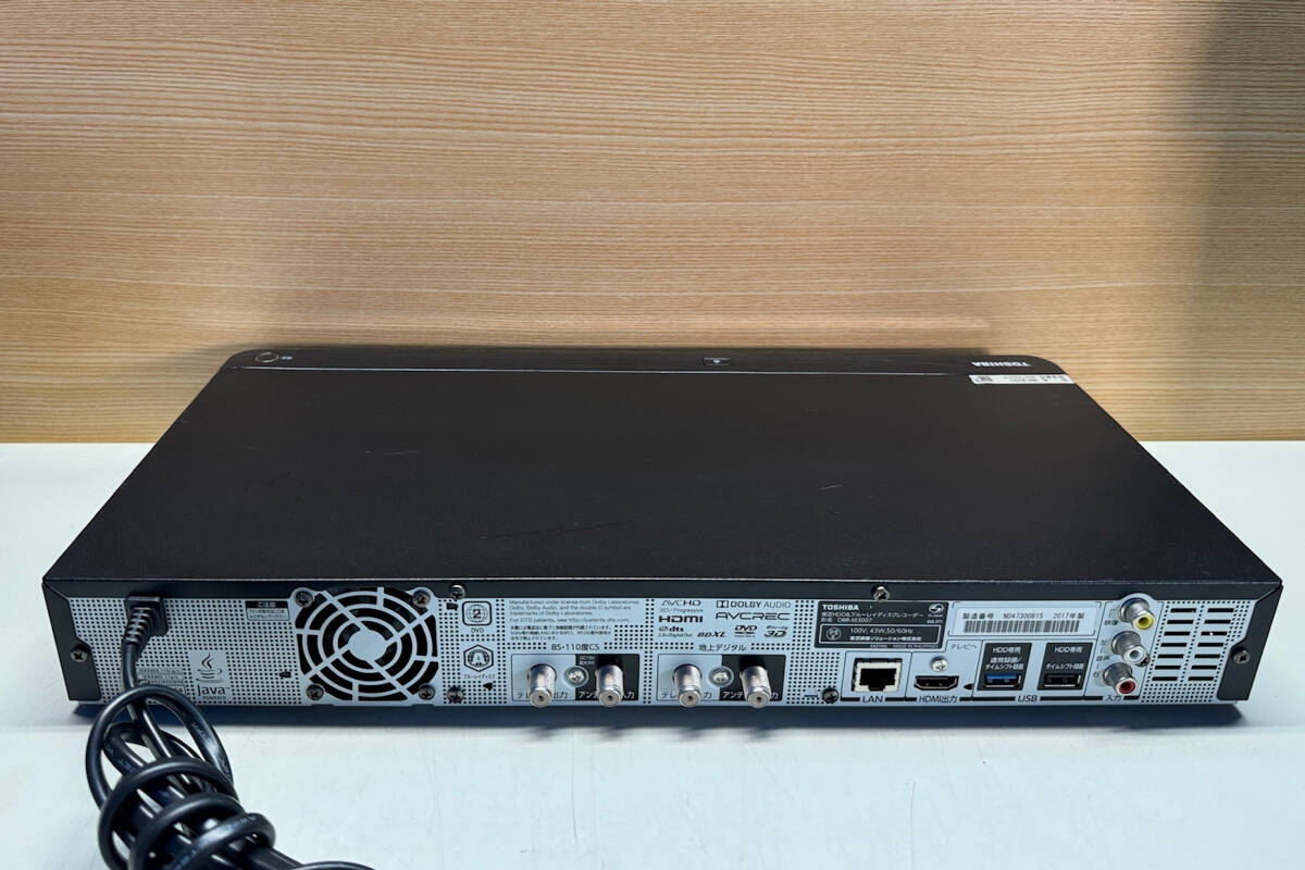 Yahoo!オークション - 【安心 整備品】 TOSHIBA 【DBR-M3007】全 Yahoo!オークション - 【安心 整備品】 TOSHIBA 【DBR-M3007】全