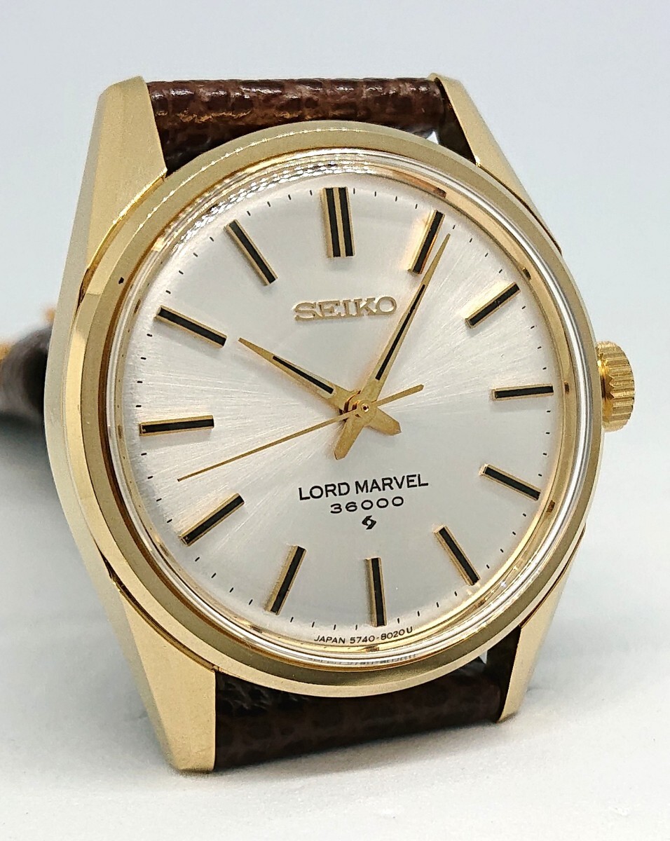 SEIKO MARVEL手巻き時計 ゴールド色ケース SEIKO MARVEL手巻き時計 ゴールド色ケース