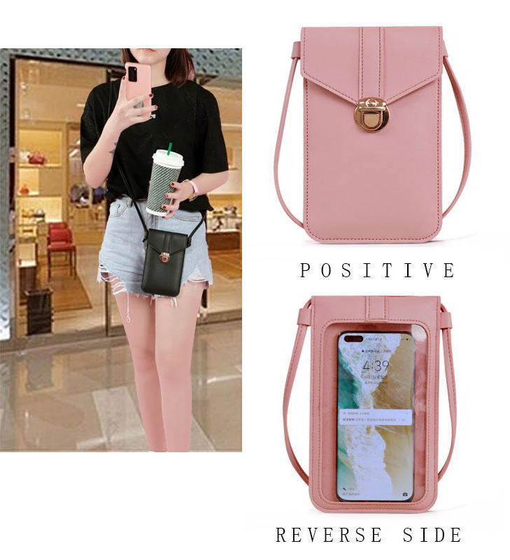 【2個組!!】【新品】選べる6色スマホショルダー 肩掛け 財布バッグタッチスクリーン_画像6