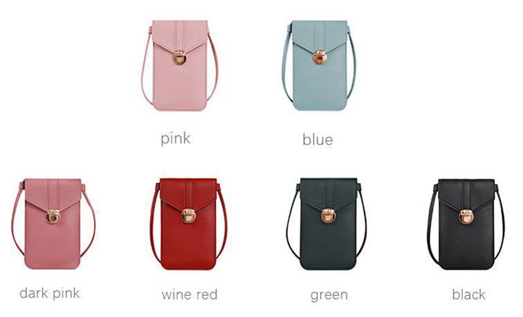 【2個組!!】【新品】選べる6色スマホショルダー 肩掛け 財布バッグタッチスクリーン_画像7