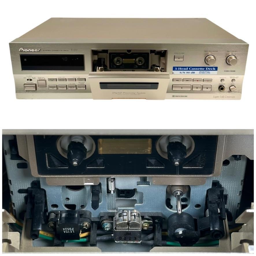 優良動作品 パイオニア 3ヘッドシングルカセットデッキ T-D7｜Yahoo 