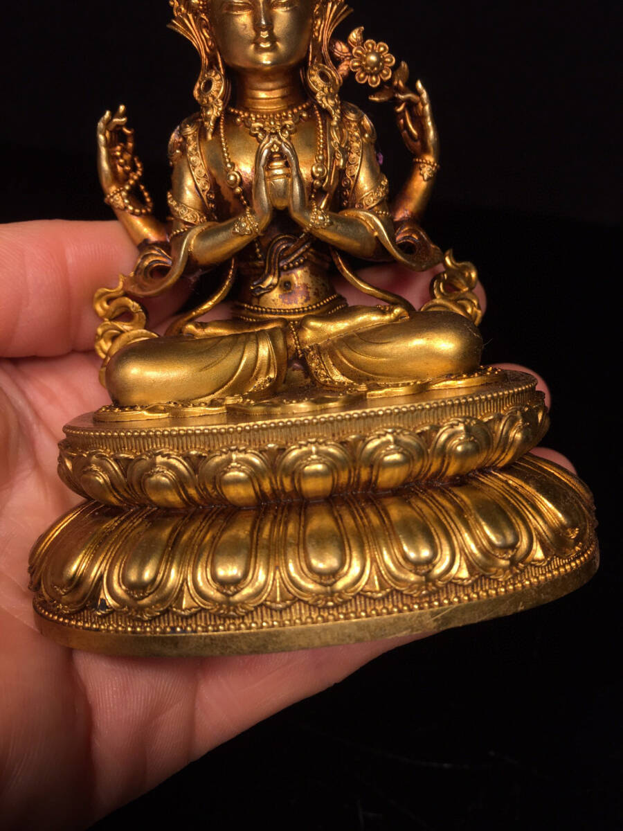 清・水晶細作・描金・仏塔・舍利塔・蓮花塔・供養品 』極細工 清・水晶細作・描金・仏塔・舍利塔・蓮花塔・供養品 』極細工
