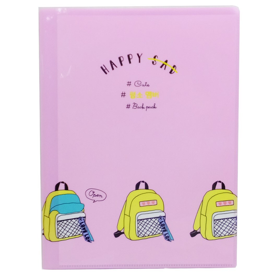 My Happy feeling 新學(xué)期 準(zhǔn)備 文具 ファイル かわいい グッズ クラックス BACK PACK 10ポケットA4