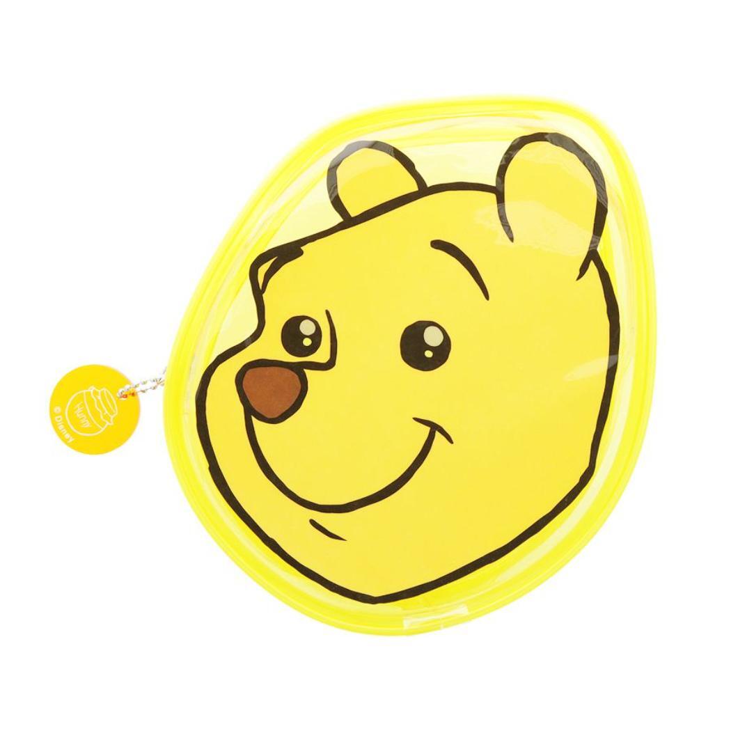 くまのプーさん ダイカットクリアポーチ ミニポーチ キラキラ瞳 ディズニー キャラクター