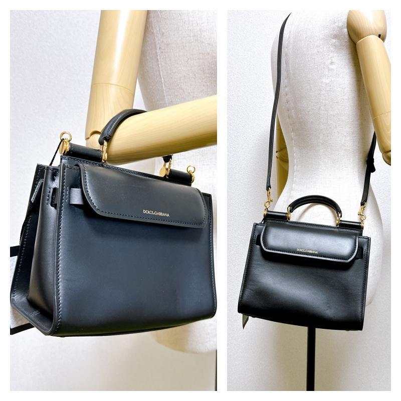 Dolce & Gabbana シシリーSICILY 2WAY バッグ ストラップ付 DOLCE&GABBANA ドルチェ&ガッバーナ シシリー62 スモール