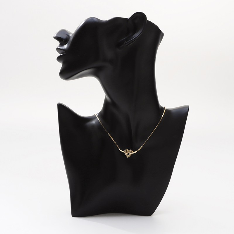  Christian Dior Christian Dior колье стразы Heart Gold 