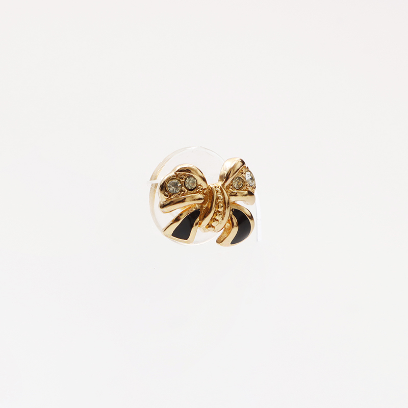  Christian Dior Christian Dior серьги Vintage стразы лента Gold 