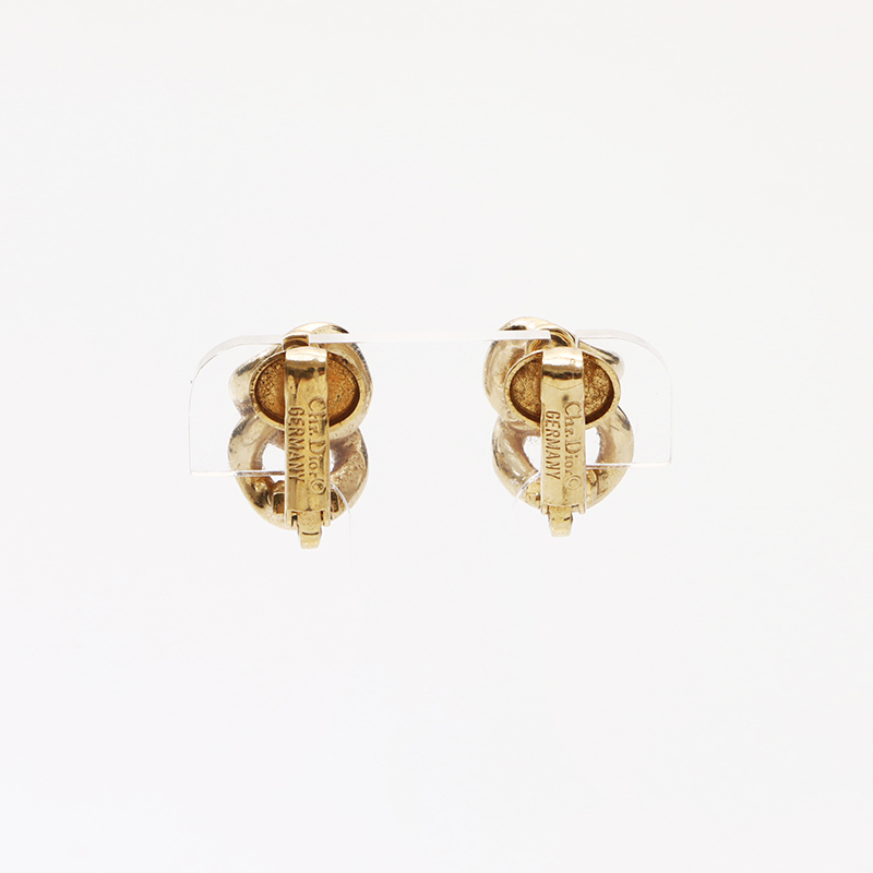  Christian Dior Christian Dior серьги Vintage цепь Gold 